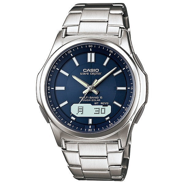 Casio Wave Ceptor WVA-M630D-2AJF Men's Watch · Blue Dial, Multi Band 6