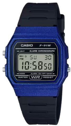 (Casio)F-91WM-2AJH Classic Digital Watch Blue Case / Black Strap Japan import  tokyo-legends (112)