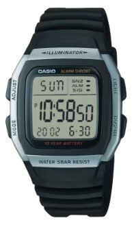 (Casio)W-96H-1AJH Digital Watch 10 Year Battery Dual Time